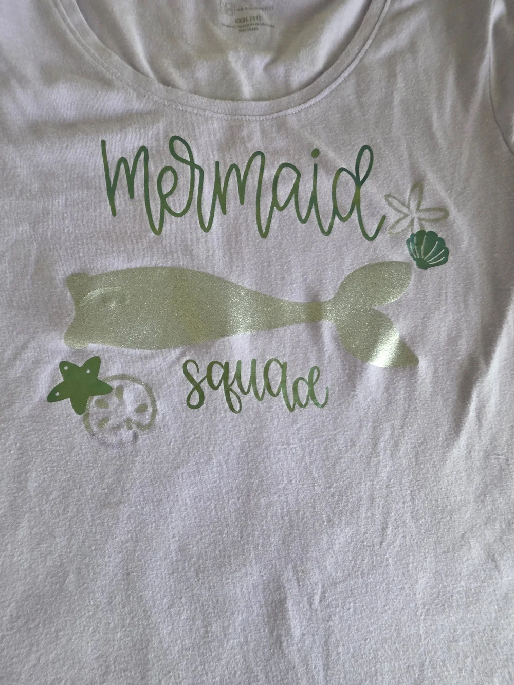 No Boundaries Lavender 'Mermaid Squad' Graphic Tee